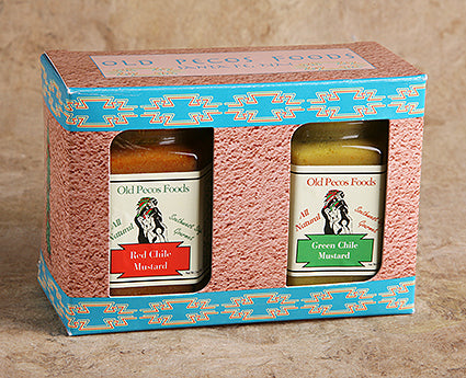 Red Chile & Green Chile Mustard Gift Pack